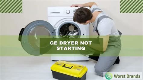 ge dryer not starting